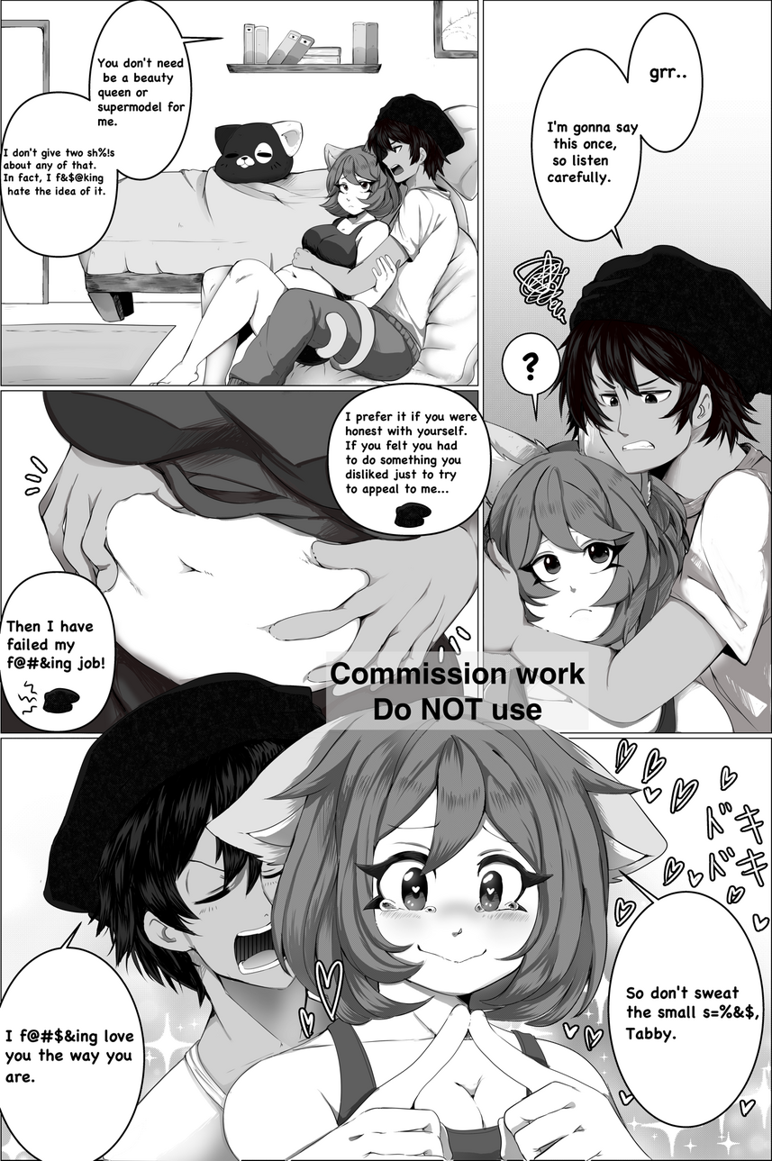 commission work- manga page commission work- manga page